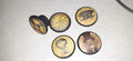 Vintage Steampunk Kitchen Cabinet Knobs – Set of 5 | Handmade Dresser Pulls